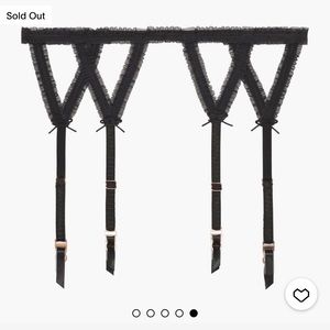 NWT Savage X Fenty Garter Belt Lingerie